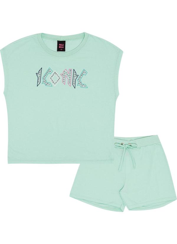 Pulla Bulla - Conjunto Meia Malha Verde