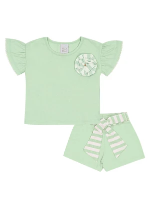 Pulla Bulla - Conjunto Meia Malha Verde - PULLA BULLA