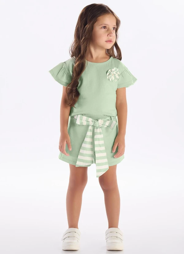 Pulla Bulla - Conjunto Meia Malha Verde