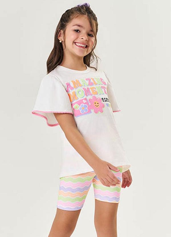 Cinti - Conjunto Menina Amazing Moments Laranja