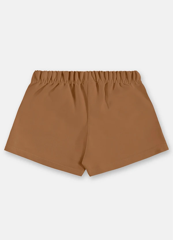 Up Baby - Conjunto Menina Bata e Short Marrom 6