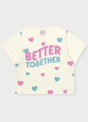 Abrange - Conjunto Menina Better Together Rosa - ABRANGE