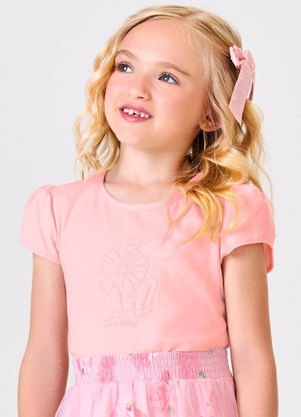 Trick Nick - Conjunto Menina Blusa com Saia Tule Rosa 4