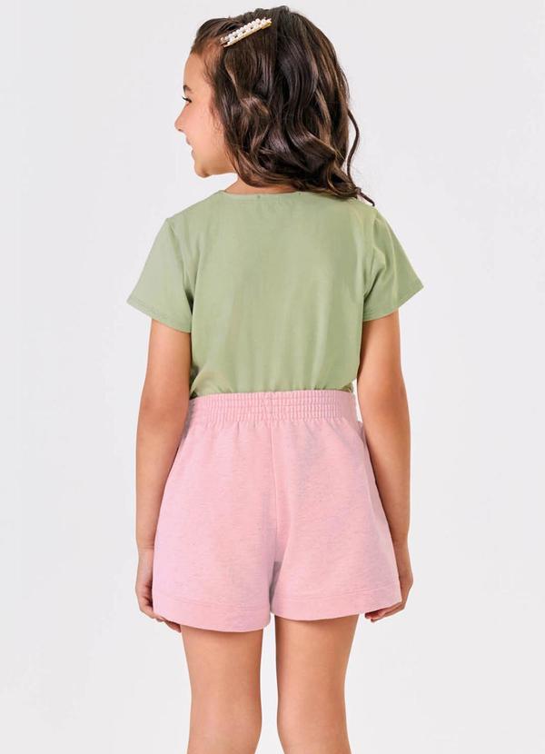 Trick Nick - Conjunto Menina Blusa com Shorts Verde 2
