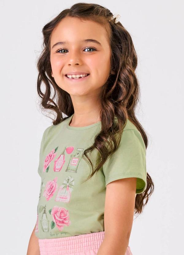 Trick Nick - Conjunto Menina Blusa com Shorts Verde 4