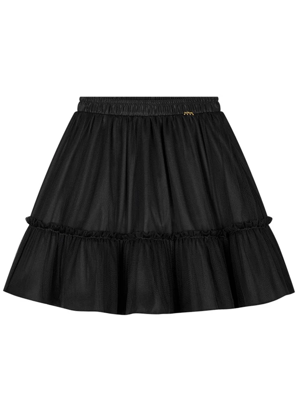 Milli e Nina - Conjunto Menina Blusa e Saia em Tule Rosa 3