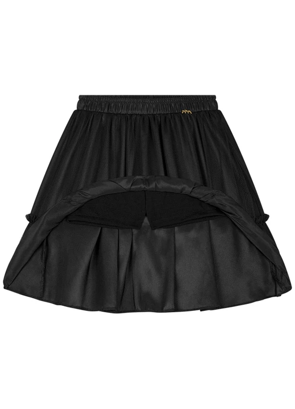 Milli e Nina - Conjunto Menina Blusa e Saia em Tule Rosa 4