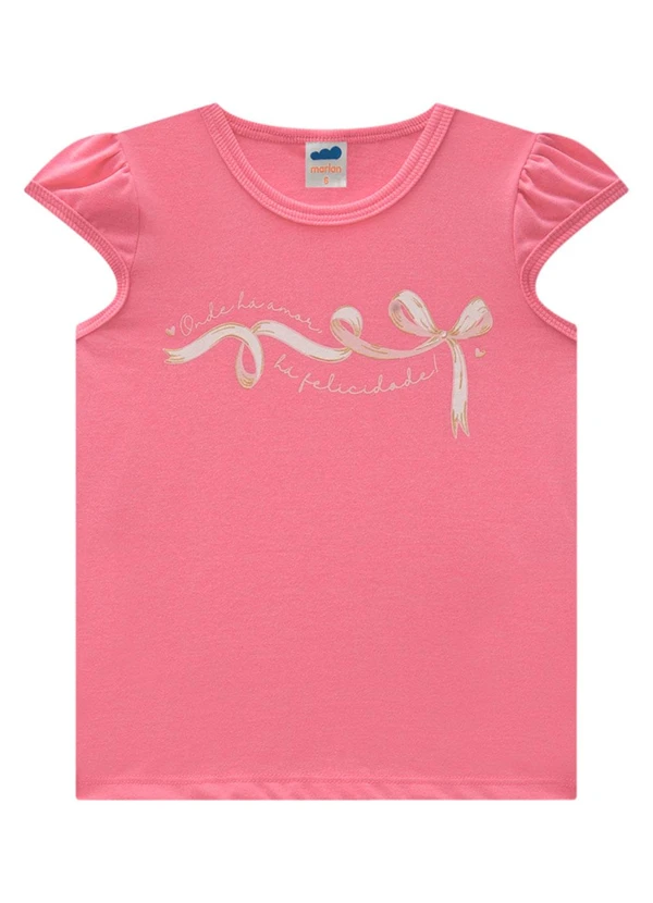 Marlan - Conjunto Menina Blusa e Saia Grid Junino Rosa 2