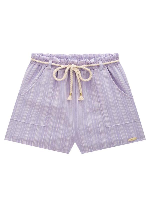 Milli e Nina - Conjunto Menina Blusa e Shorts Bege 4