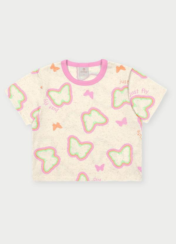 Abrange - Conjunto Menina Borboletas Rosa 2