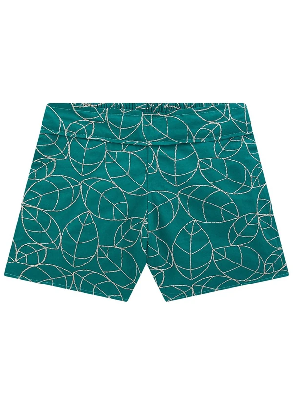 Milon - Conjunto Menina Bordado Marrom 4