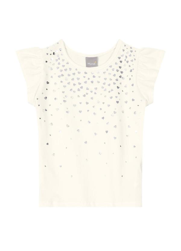 Brandili Mundi - Conjunto Menina com Blusa e Bermuda Natural 3