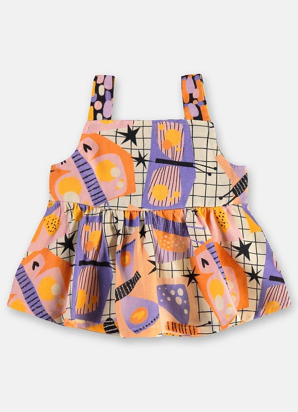 Três e Já - Conjunto Menina com Blusa e Short Branco 4