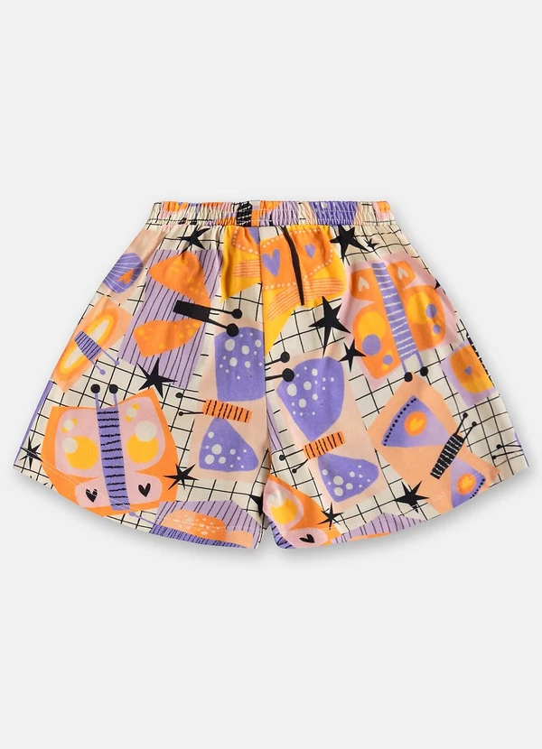 Três e Já - Conjunto Menina com Blusa e Short Três e Já Branco 7