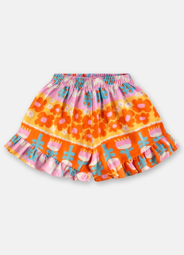 Três e Já - Conjunto Menina com Blusa e Short Três e Já Branco 4