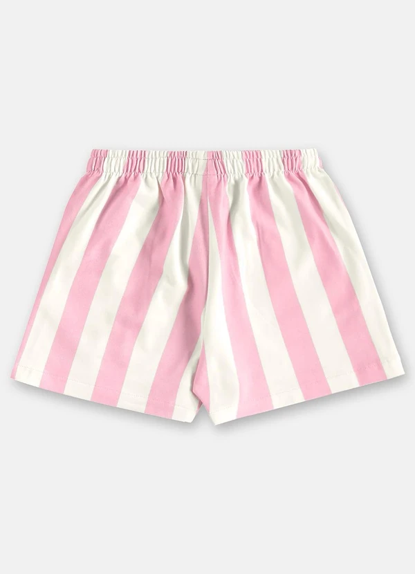 Três e Já - Conjunto Menina com Blusa e Short Três e Já Rosa 7