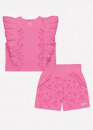 Cinti - Conjunto Menina com Cheirinho Tutti-Frutti Rosa - CINTI