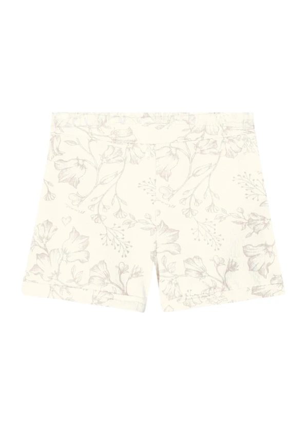 Brandili Mundi - Conjunto Menina com Cropped e Shorts Natural 4
