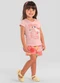 Brandili - Conjunto Menina com Frutas Brilhante Natural - variação: Rosa