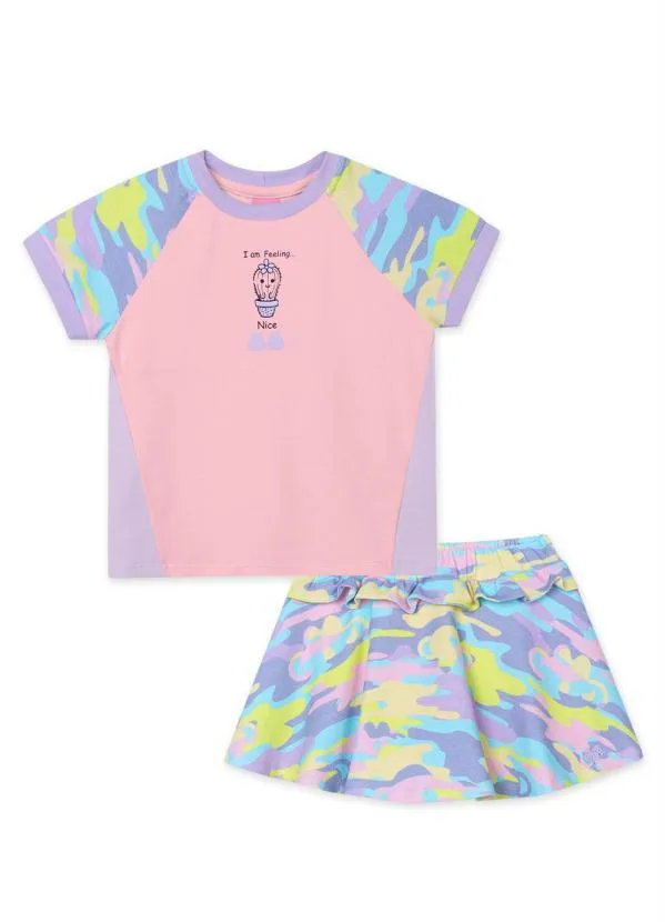 Lilica Ripilica - Conjunto Menina com Repelência a Insetos Rosa