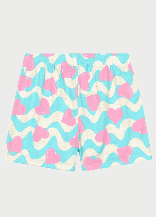 Abrange - Conjunto Menina Corações Azul 5