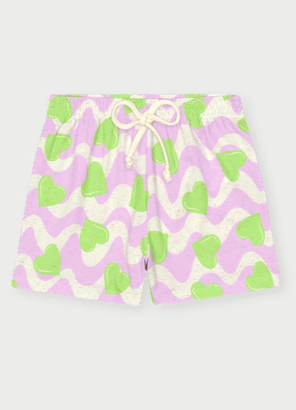 Abrange - Conjunto Menina Corações Roxo 3