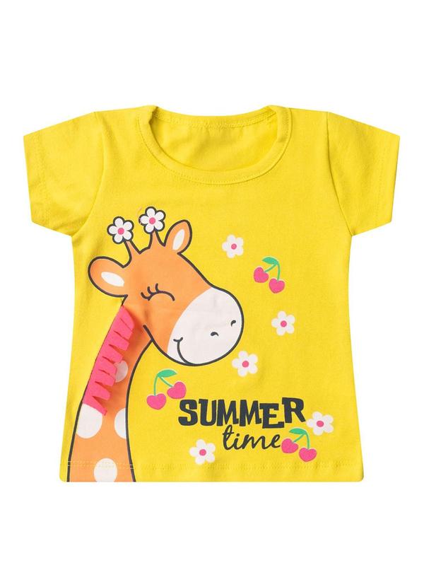 Select - Conjunto Menina Curto Interativo Amarelo 2