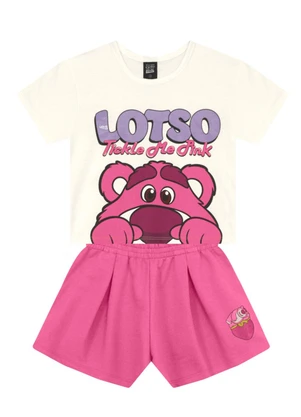 Brandili - Conjunto Menina do Lotso Brilhante Natural - BRANDILI