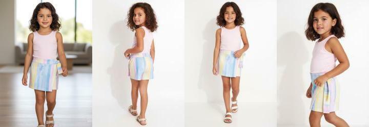 Conjunto Menina em Malha Rosa