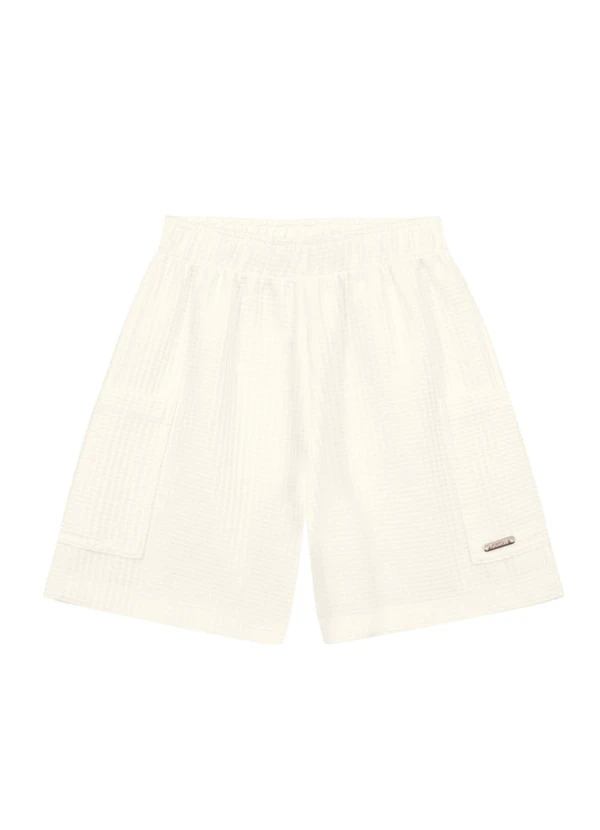 Brandili - Conjunto Menina em Moletinho Quadrilê Natural 5