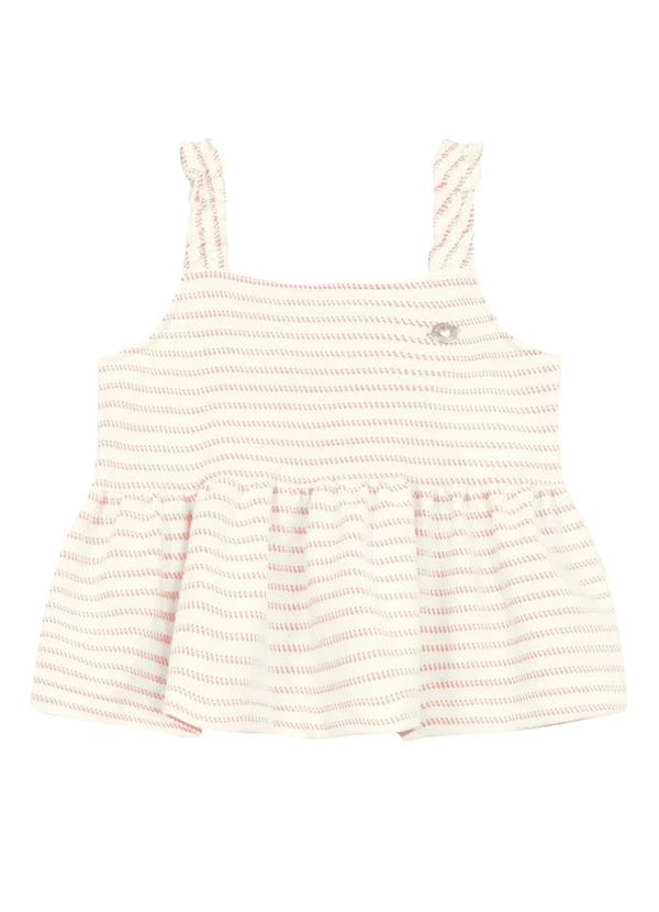 Brandili - Conjunto Menina em Tecido Especial Natural 3