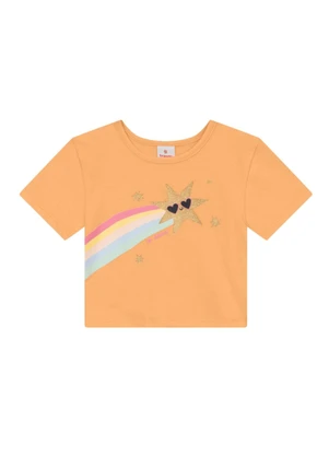 Brandili - Conjunto Menina Estrelado Amarelo - BRANDILI