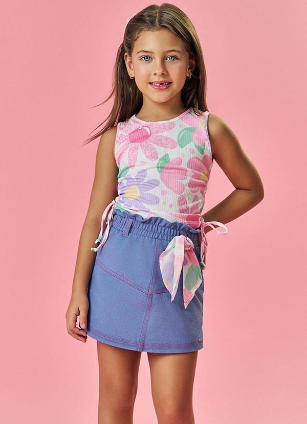 Cinti - Conjunto Menina Floral Rosa