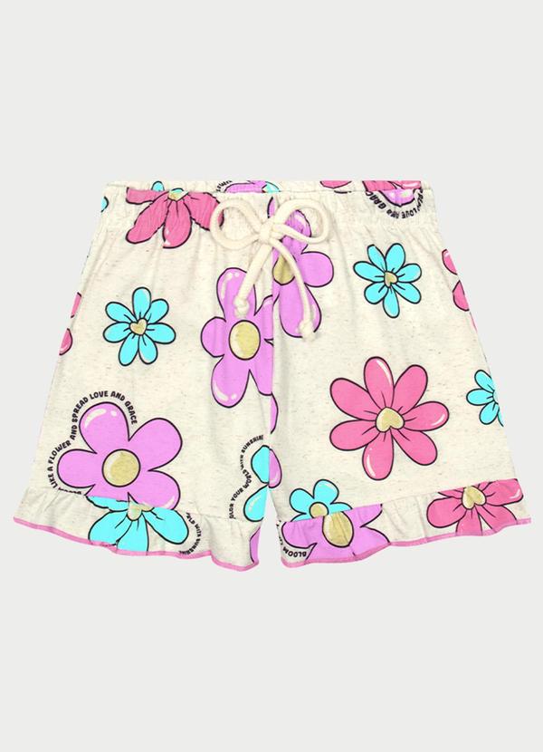 Abrange - Conjunto Menina Floral Roxo 4