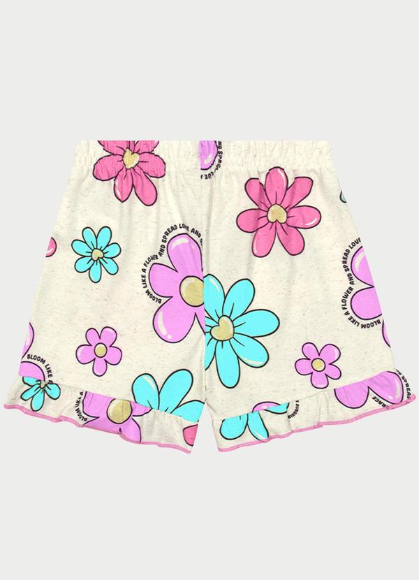Abrange - Conjunto Menina Floral Roxo 5