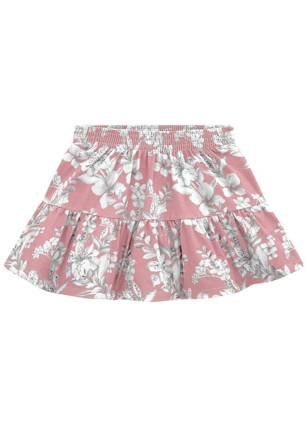 Milon - Conjunto Menina Flores Rosa 4
