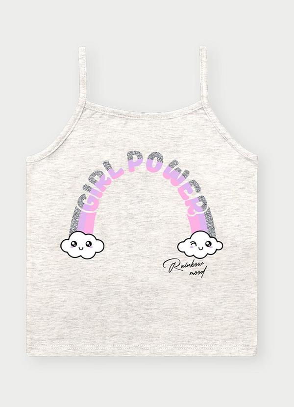 Abrange - Conjunto Menina Girl Power Cinza 2