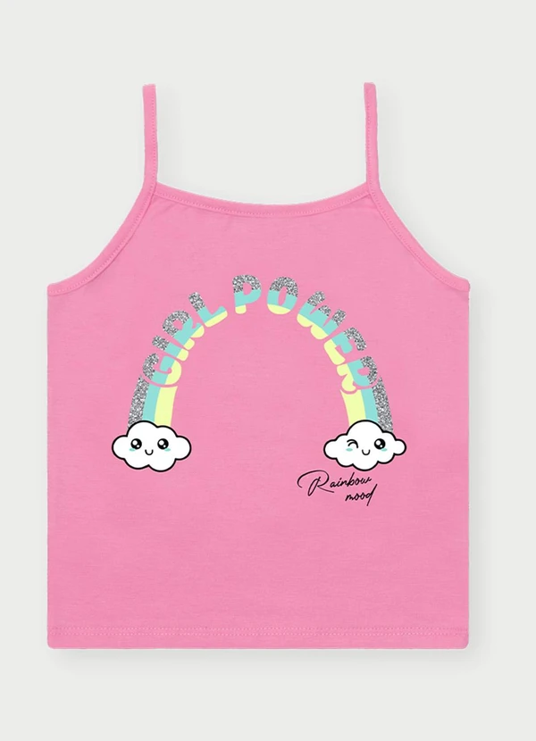 Abrange - Conjunto Menina Girl Power Rosa 2