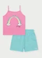 Abrange - Conjunto Menina Girl Power Bege - variação: Rosa