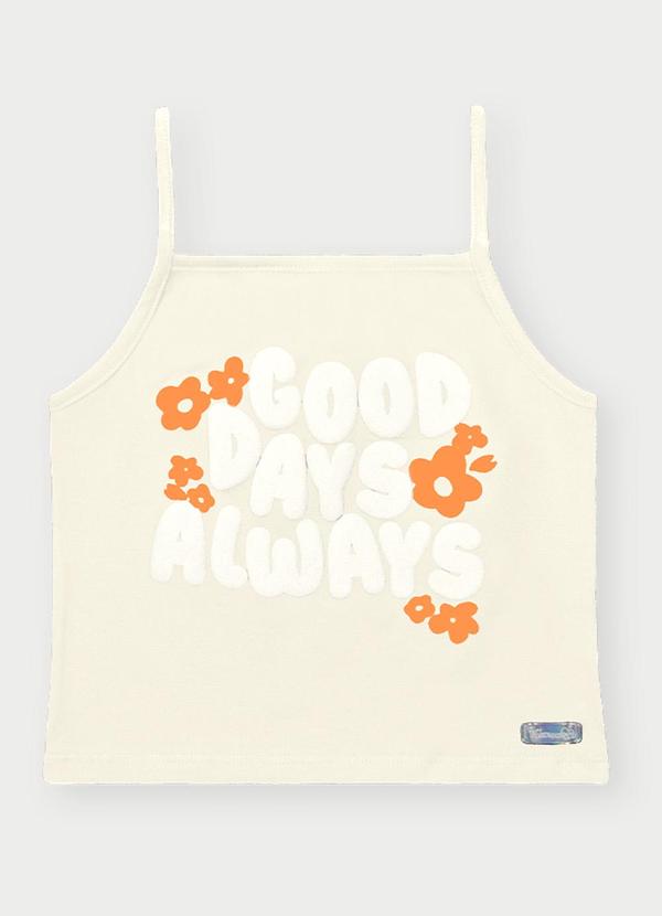 Abrange - Conjunto Menina Ice Cream Flowers Laranja 2