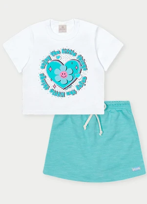 Abrange - Conjunto Menina Little Things Azul - ABRANGE