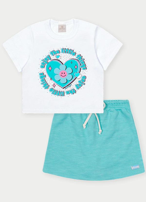 Abrange - Conjunto Menina Little Things Azul
