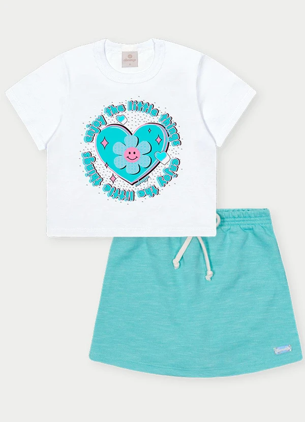 Abrange - Conjunto Menina Little Things Azul