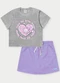 Abrange - Conjunto Menina Little Things Rosa - variação: Roxo