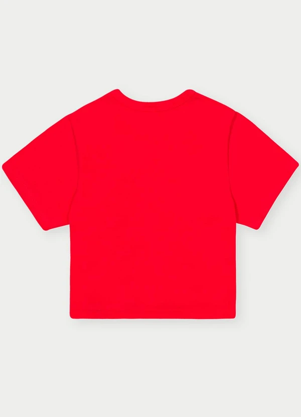 Abrange - Conjunto Menina Love Vermelho 3