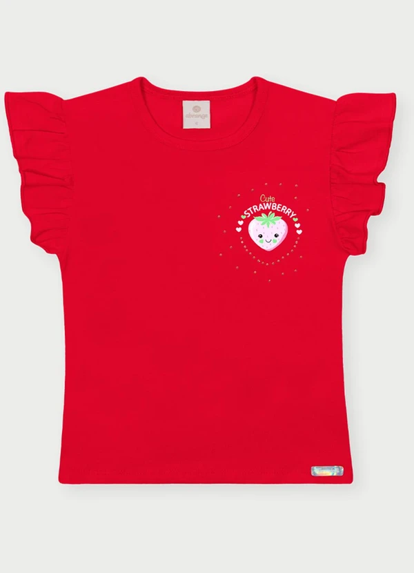 Abrange - Conjunto Menina Moranguinhos Vermelho 2