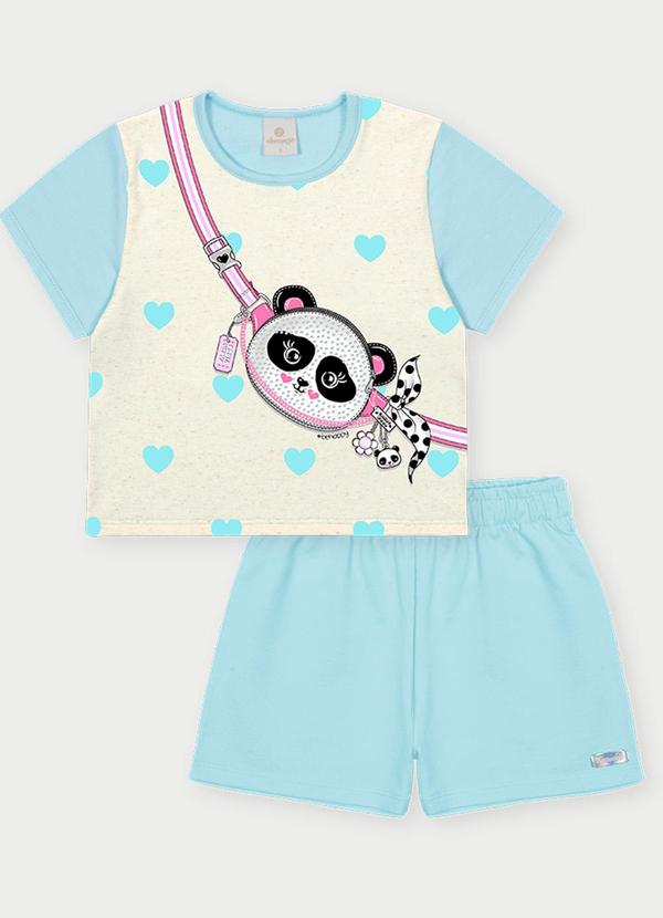 Abrange - Conjunto Menina Panda Azul 1
