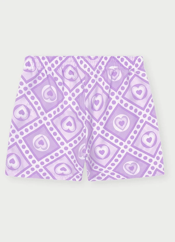 Abrange - Conjunto Menina Pequena Ursa Roxo 5