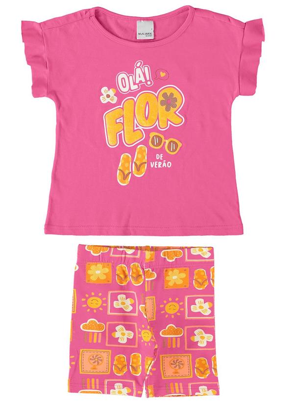 Malwee Kids - Conjunto Menina Rosa
