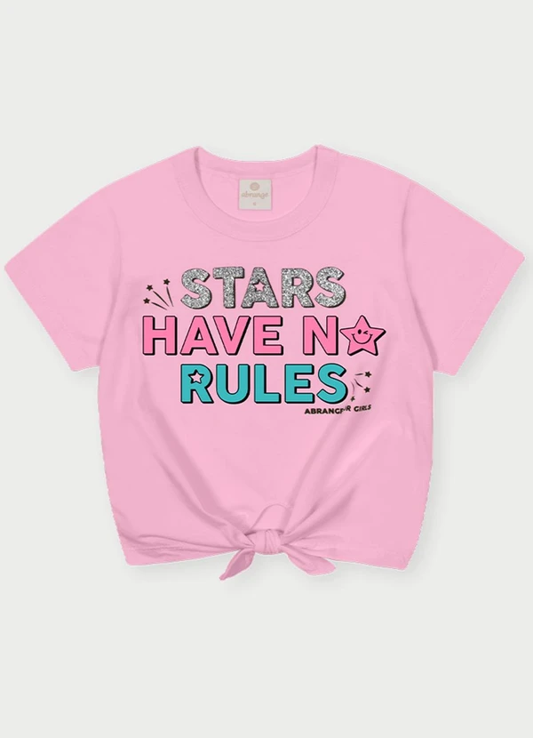 Abrange - Conjunto Menina Stars Rosa 2